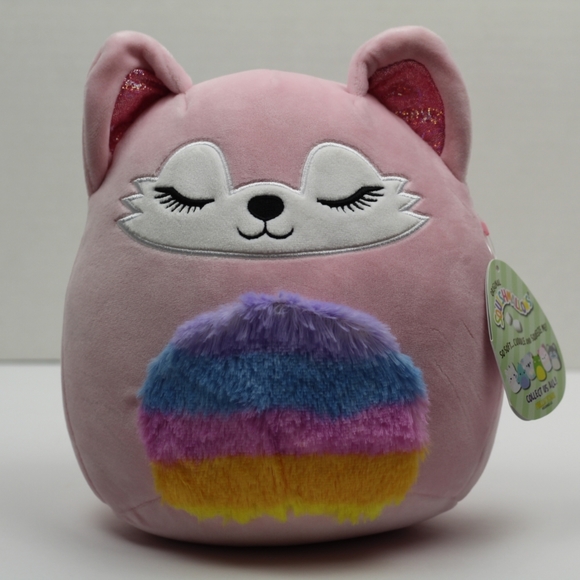 8" Alessi the Fox with Fuzzy Belly Squishmallows - Picture 11 of 13